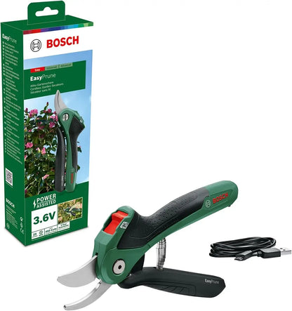 Bosch EasyPrune 3.6V Cordless Secateurs Pruner from our Outdoor Gardening Essentials
