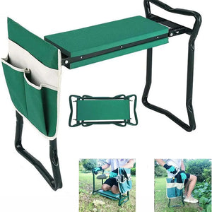 BESTHLS Garden Kneeler and Seat – Folding Stool, 330 lbs