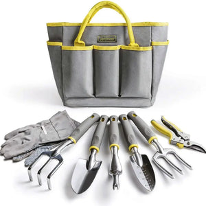 Jardineer 8-Piece Garden Tool Set - Heavy Duty Kit