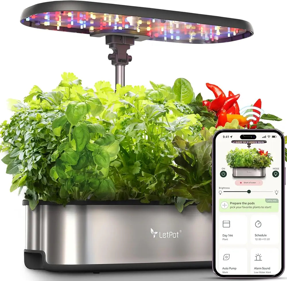 LetPot LPH-SE 12-Pod Hydroponics Growing System from our Indoor Gardening Essentials