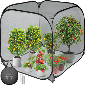 MIAOKE Pop Up Mesh Plant Cover 90x90cm