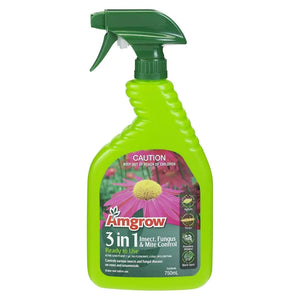 Amgrow 3-in-1 Insect, Fungus & Mite Control Spray