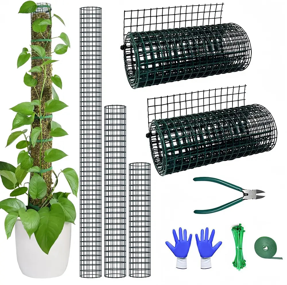Moss Pole DIY Kit for Monstera | 6.6ft Metal Mesh with Plier & Cable Ties from our Indoor Gardening Essentials
