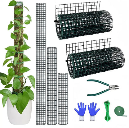 Moss Pole DIY Kit for Monstera | 6.6ft Metal Mesh with Plier & Cable Ties from our Indoor Gardening Essentials
