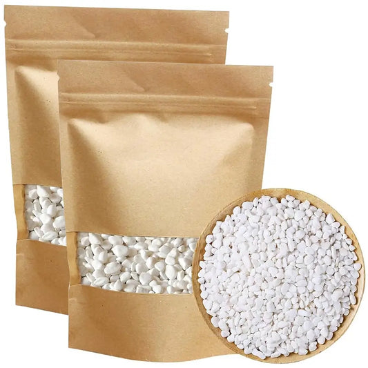 White Pebbles for Plants | Mini Decorative Rocks 2.2 lbs from our Indoor Gardening Essentials
