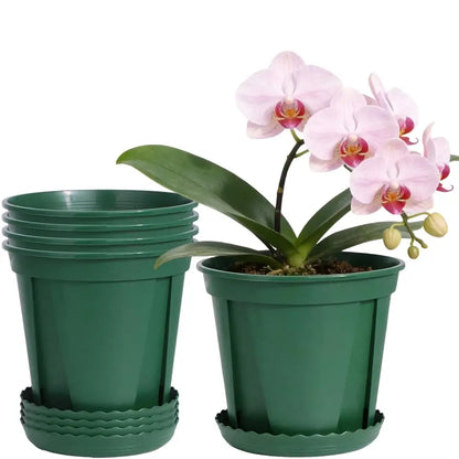 Planter Pots Set of 5 | UV-Resistant Green Breathable from our Indoor Gardening Essentials
