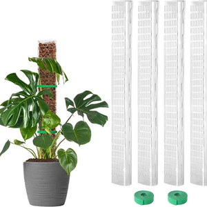 EOX Moss Pole 4 Pack 24 Inch - Plastic Plant Support