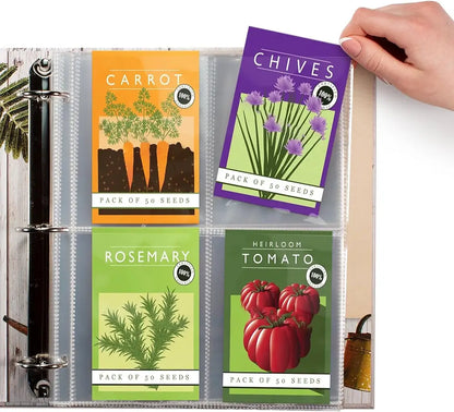 CraftSaints 50-Pack Seed Storage Sleeves