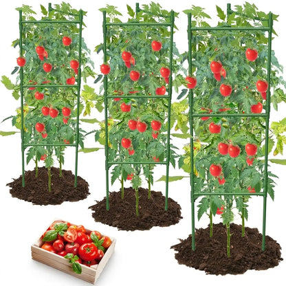 Tomato Cages for Garden – 120cm Triangle Support, Pack of 3 from our Outdoor Gardening Essentials