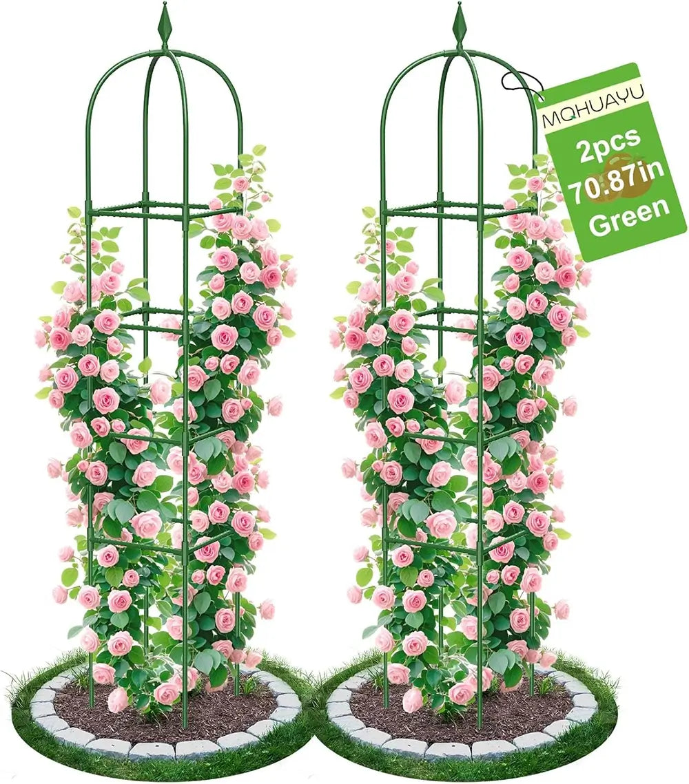 Garden Obelisk Trellis 2-Pack (Green) from our Outdoor Gardening Essentials

