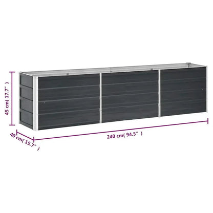 Dark wood sideboard with black legs on a white background from our Outdoor Gardening Essentials collection 